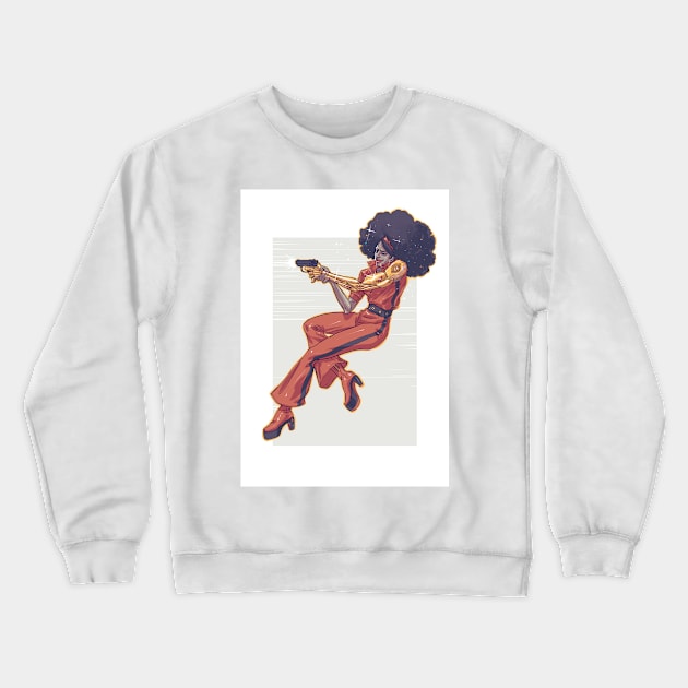 [dracotober 20] Misty Knight Crewneck Sweatshirt by dracoimagem